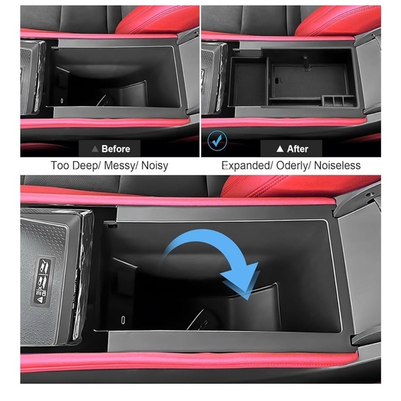 2024 2025 Blazer EV Center Console Organizer for Chevy Blazer EV (LT/RS/SS) New - Picture 4 of 9